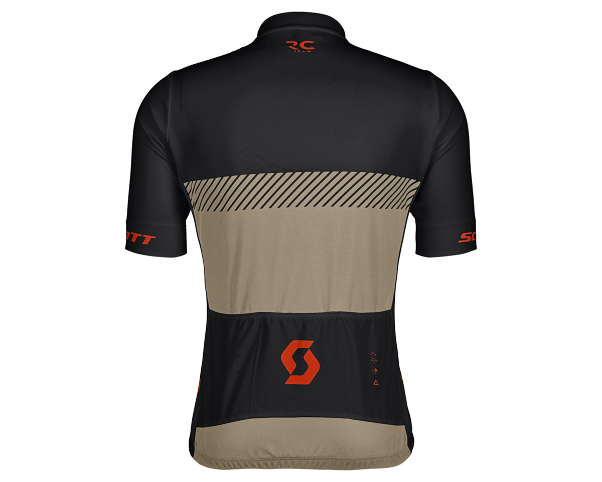 Maillot manches courtes Homme RC TEAM Rouge Mars/Beige Toast