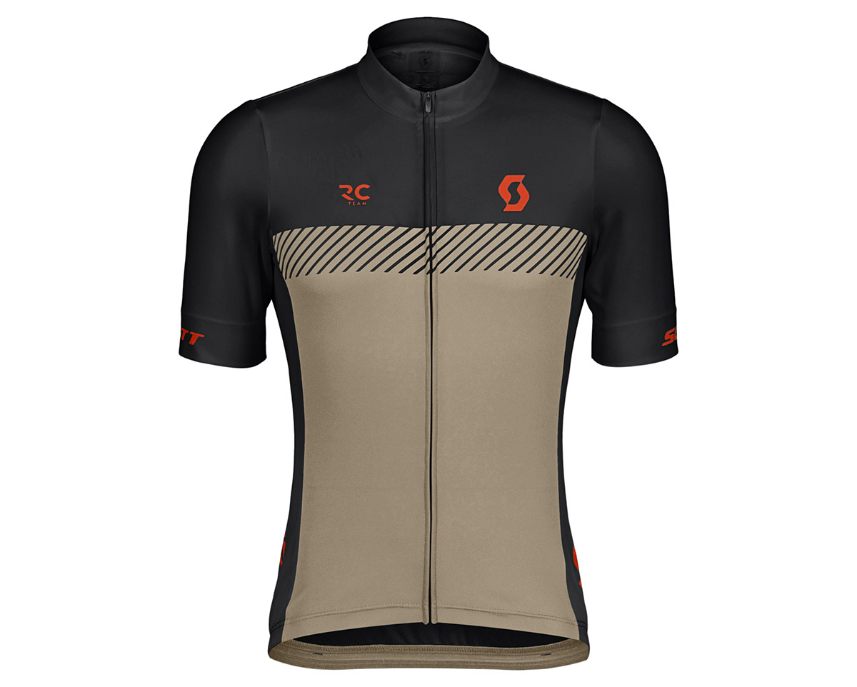 Maillot manches courtes Homme RC TEAM Rouge Mars/Beige Toast