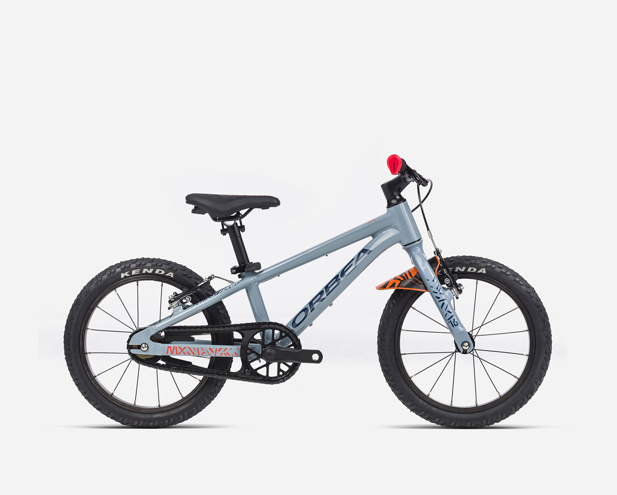 Vélo Enfant MX 16 Gris Bleu/Rouge